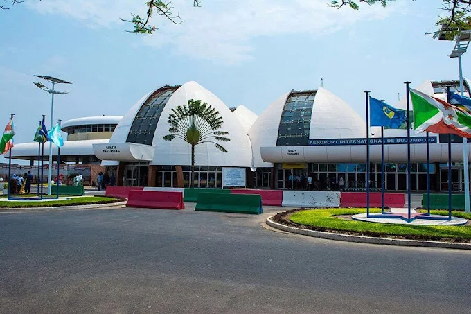 Terminal at Melchior Ndadaye International Airport in Bujumbura